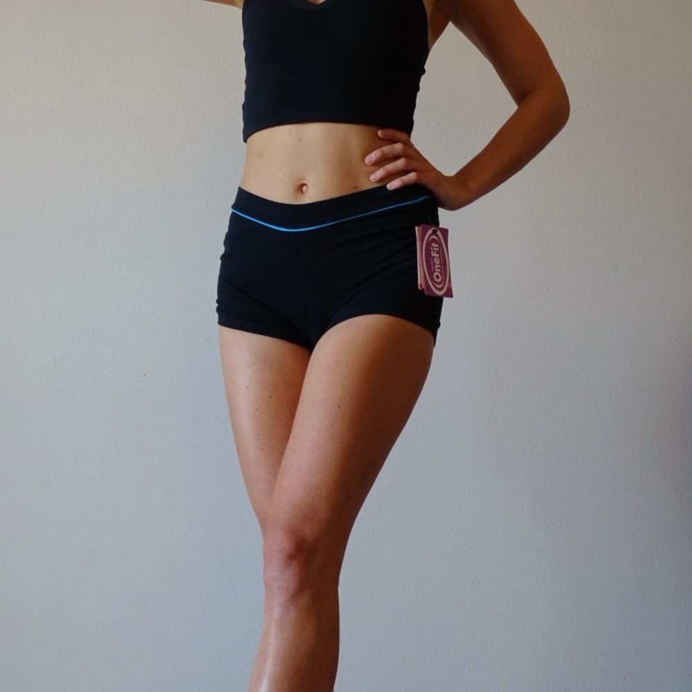VATA Brasil Shorts with Side Strings Blue